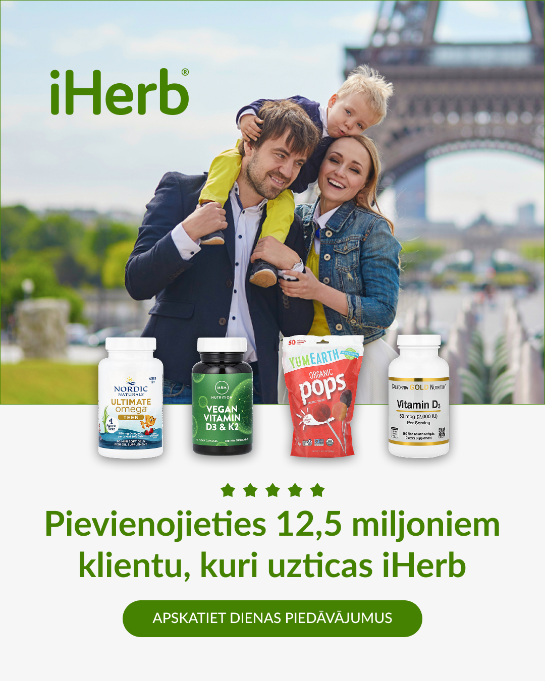 iHerb Facebook ad