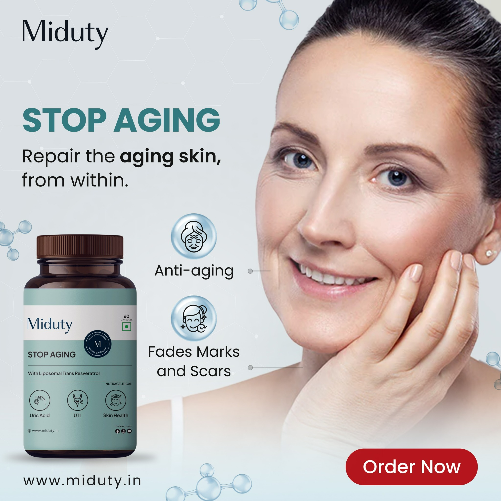 Miduty Facebook ad