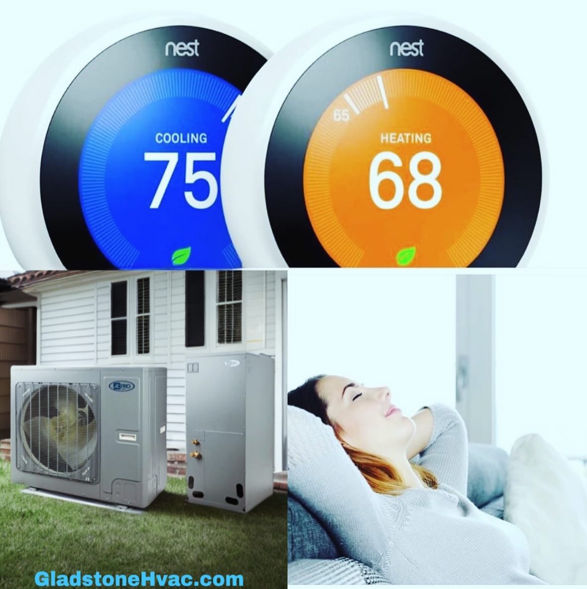Gladstone Heating & AC Facebook ad from Oct 22, 2024
