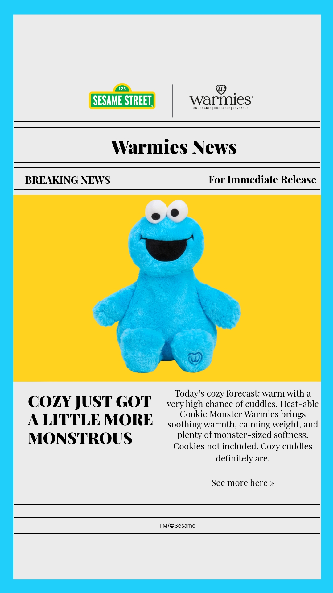 Warmies USA Facebook ad