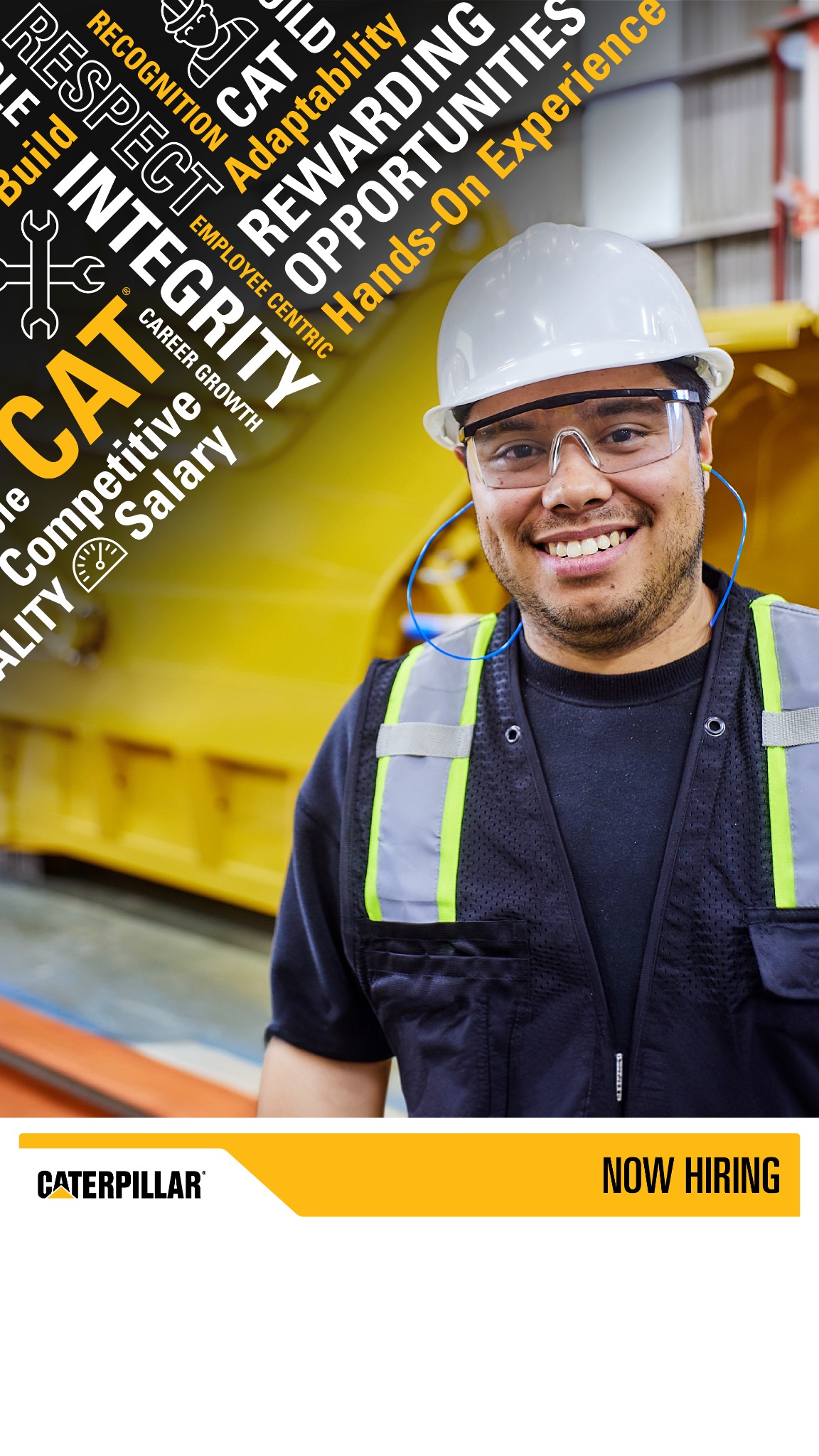 Caterpillar Careers Facebook ad from Feb 19, 2026