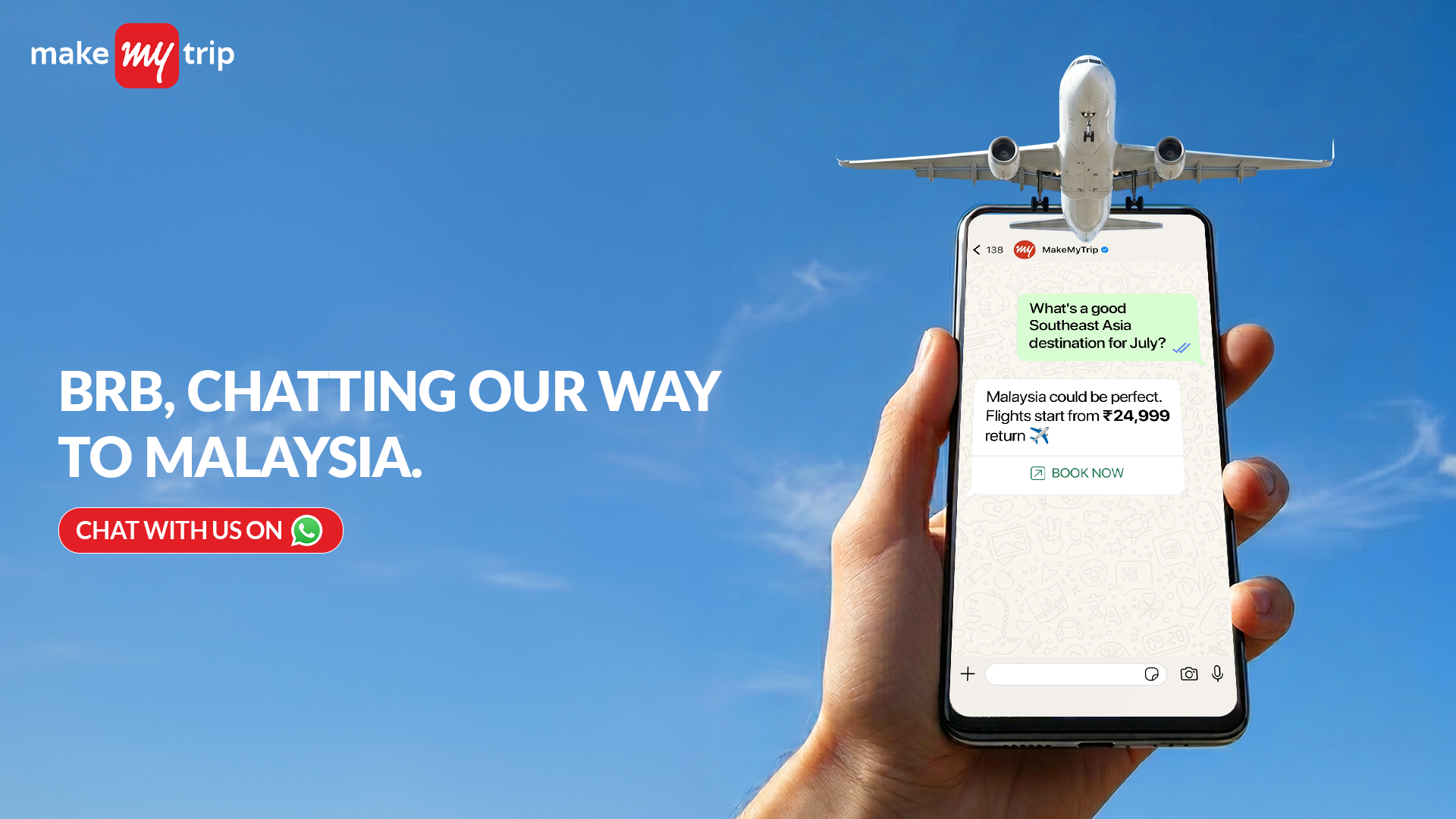 MakeMyTrip Facebook ad