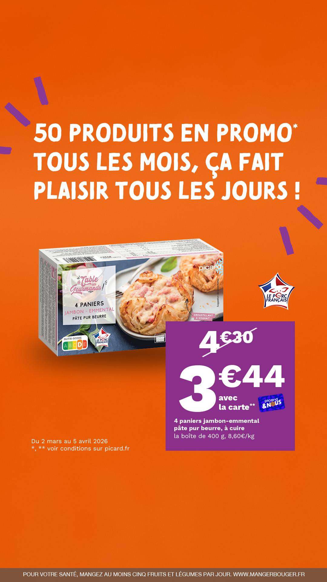 Picard Surgelés Facebook ad