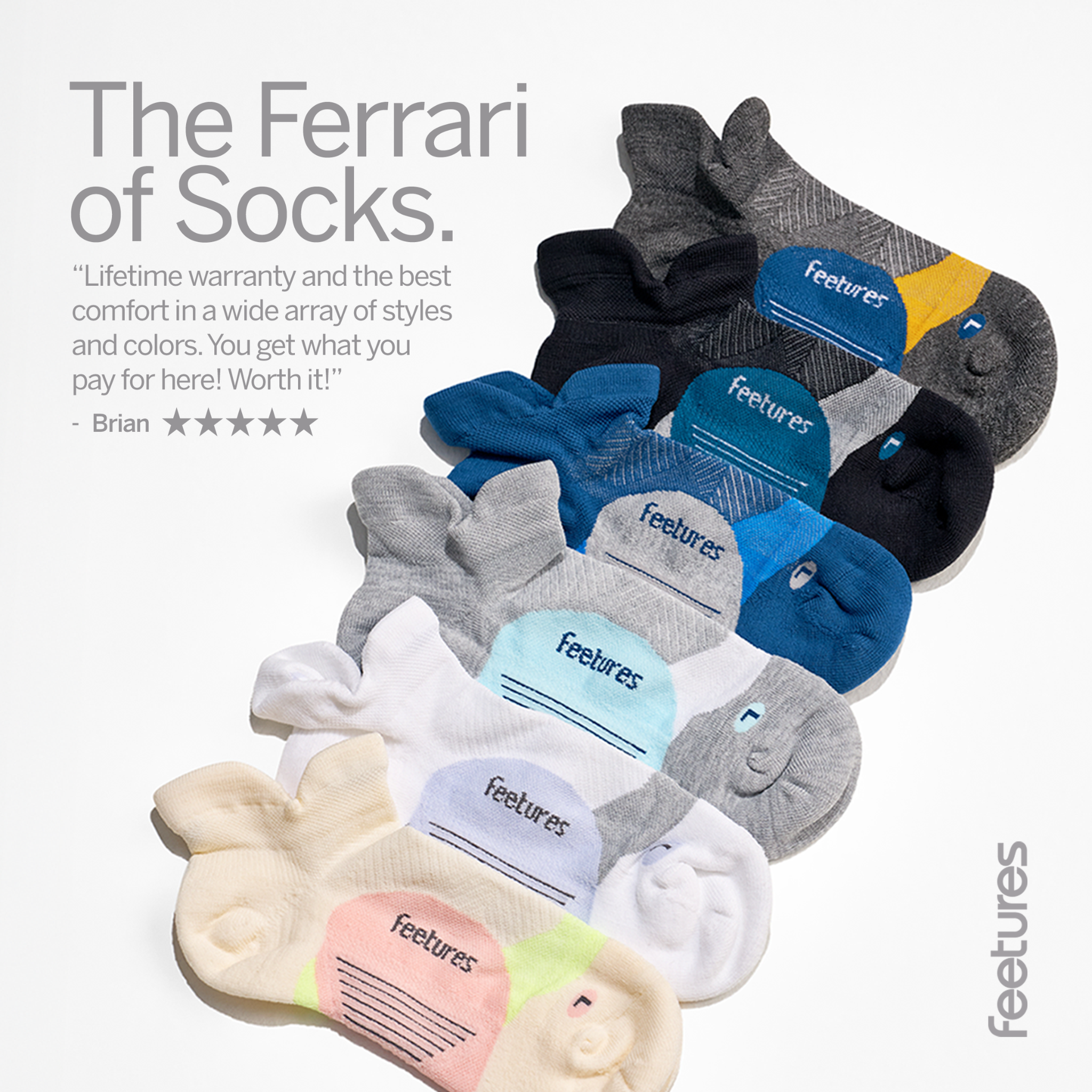 Feetures Facebook ad