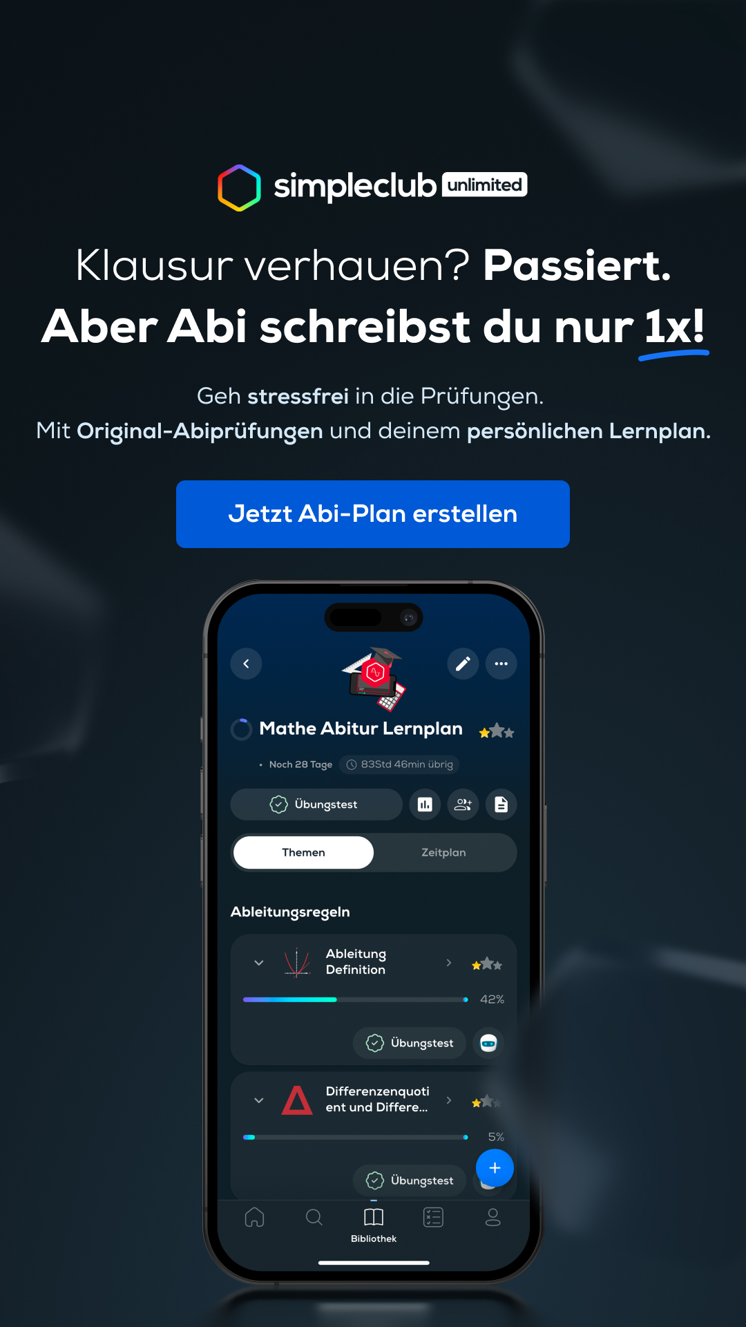 simpleclub Facebook ad