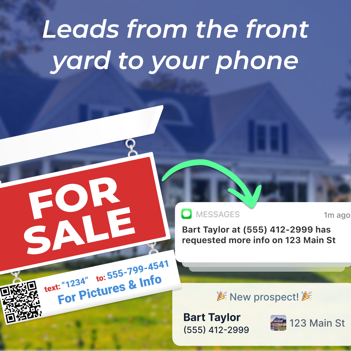 Agent Text Facebook ad: Double-end more deals!