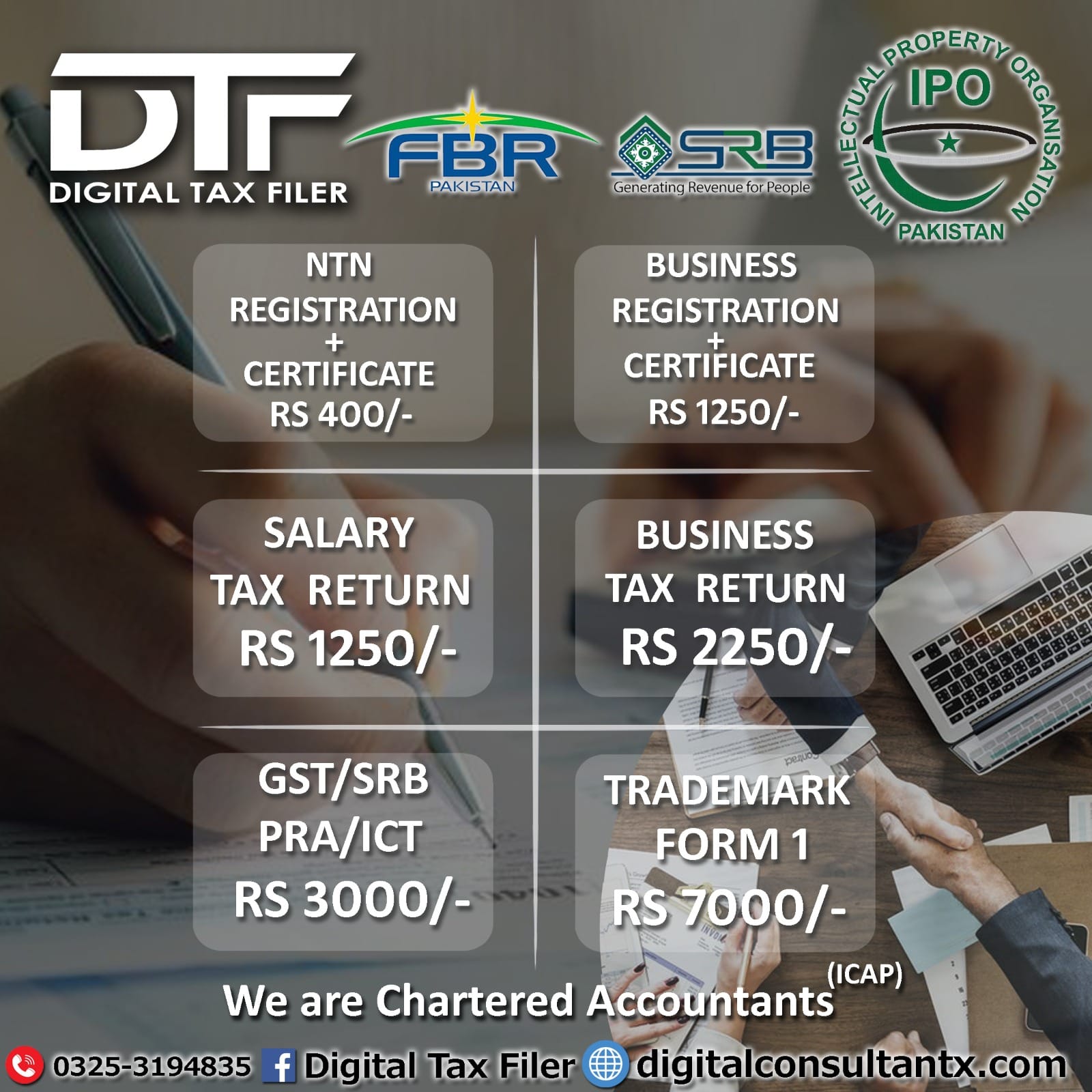 Digital Tax Filer Facebook ad