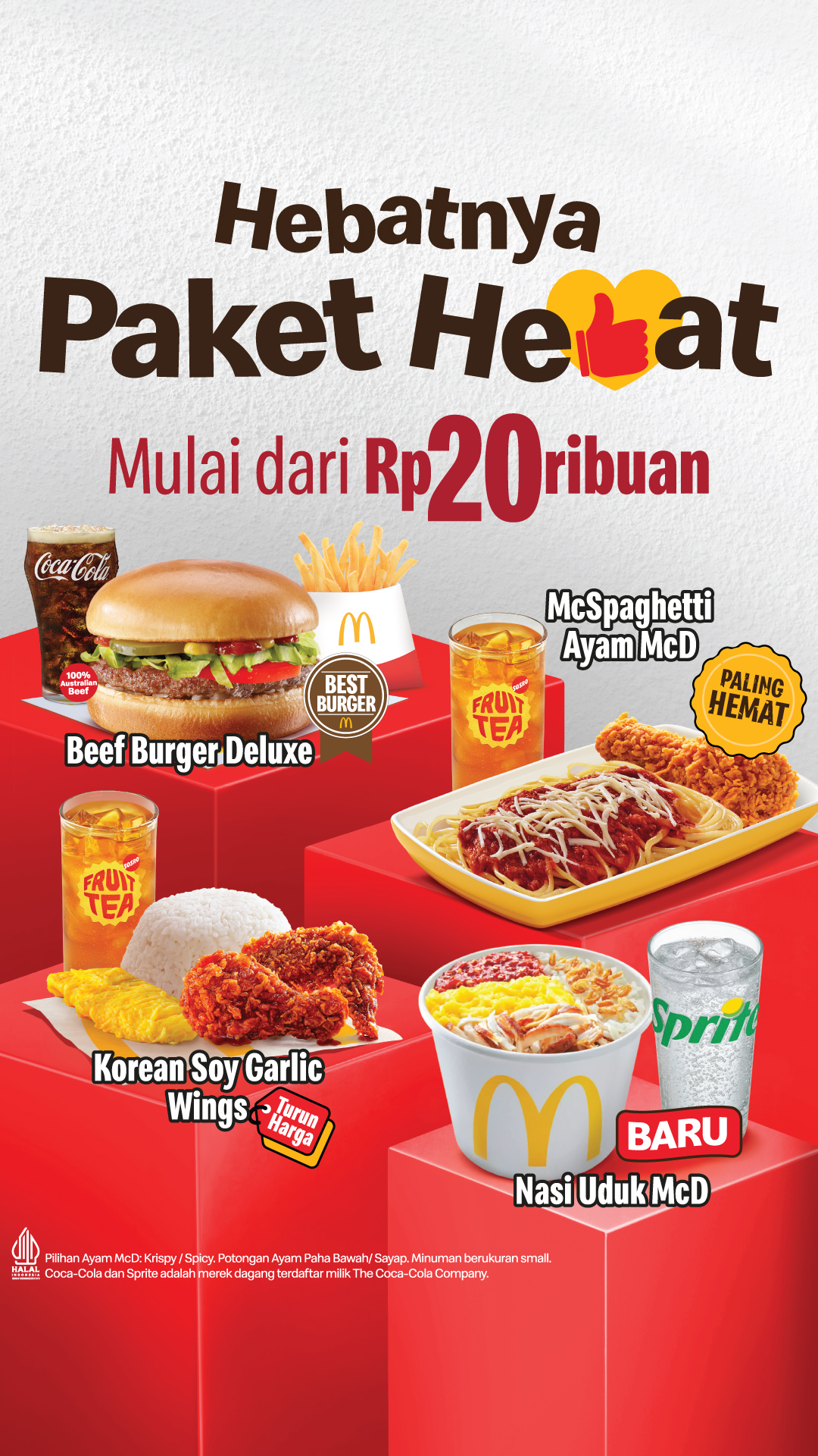 McDonald's Facebook ad: Paket HeBat (Hemat Banget)