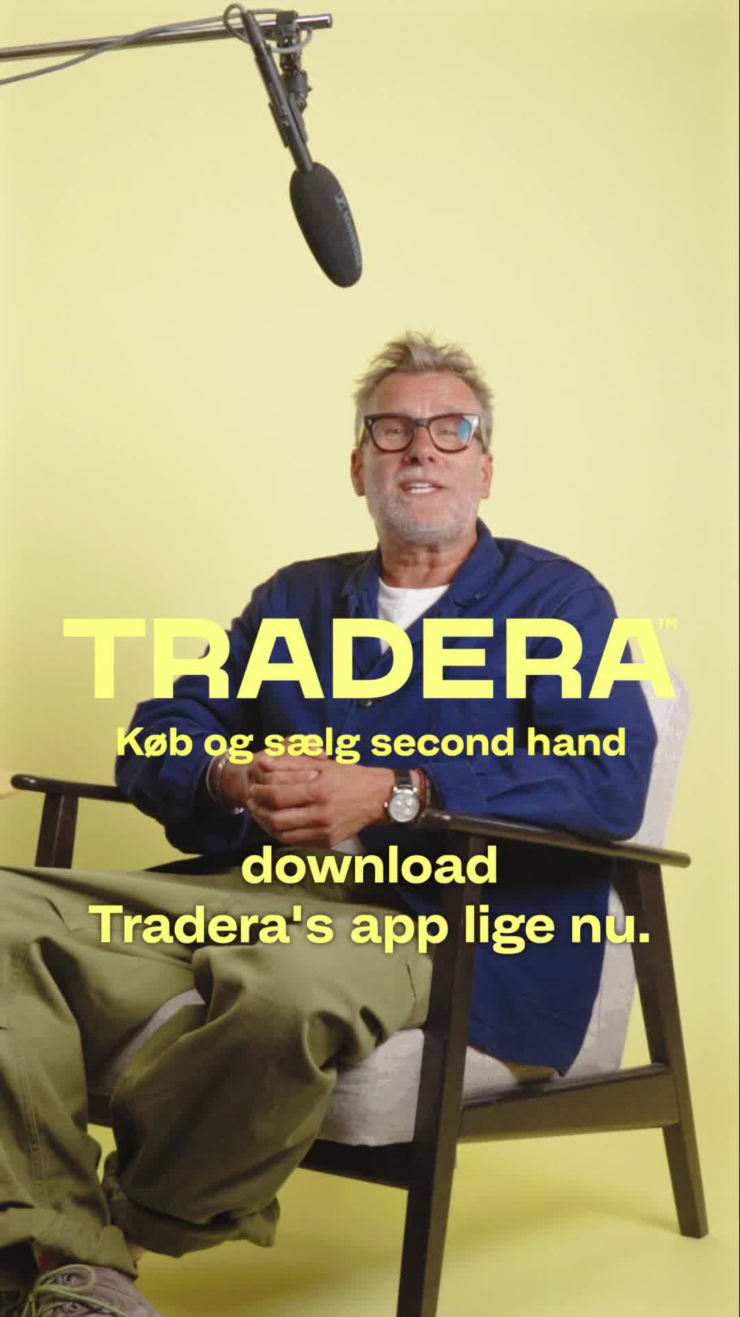 Tradera Facebook ad: Køb brugt, tænk nyt