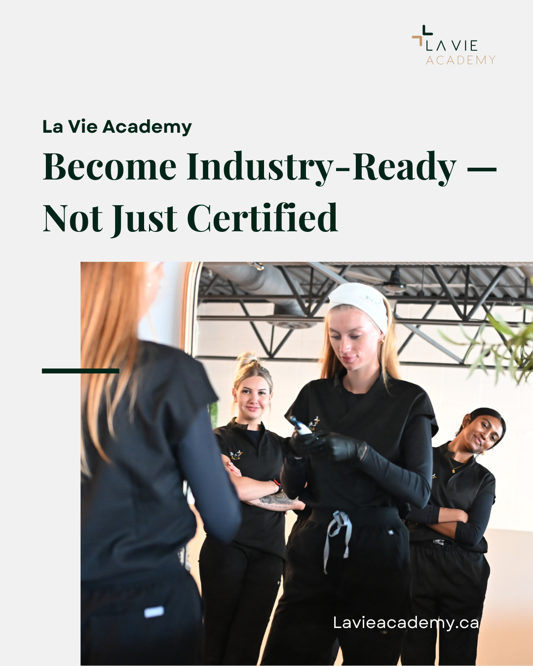 La Vie Academy Facebook ad