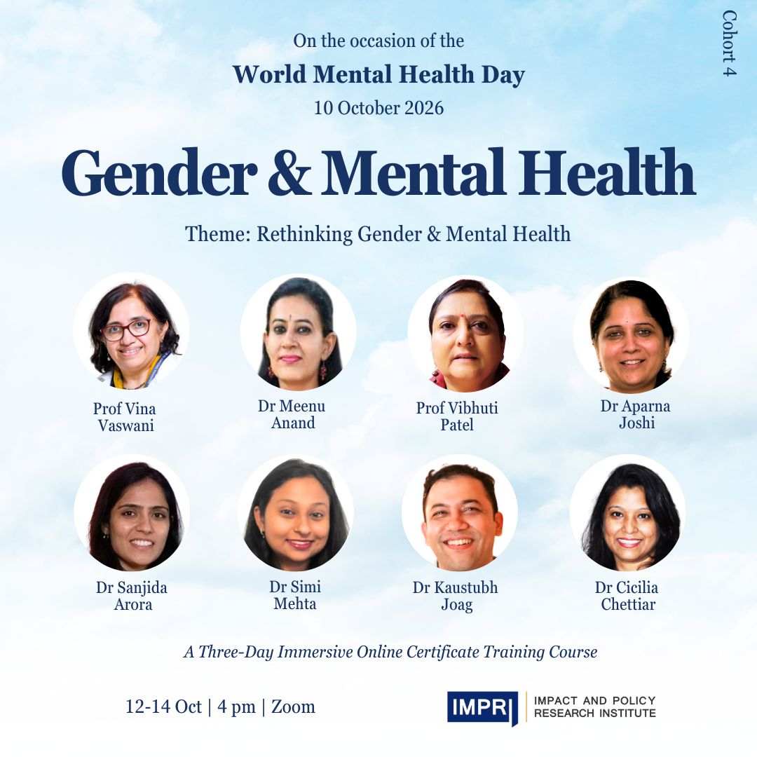 IMPRI Impact and Policy Research Institute Facebook ad: Gender and Mental Health