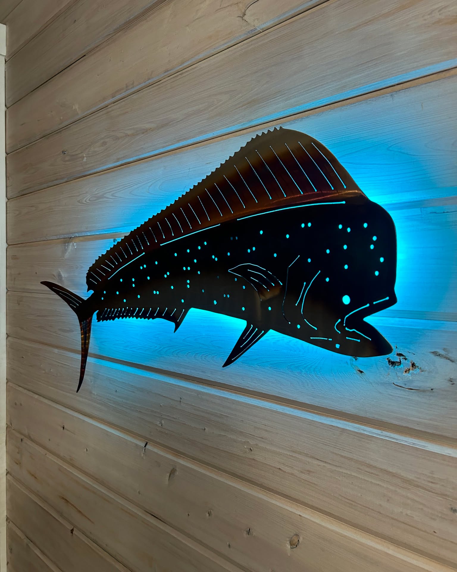 Benjamin Emerson Facebook ad: Mahi Mahi Metal Art Stainless steel