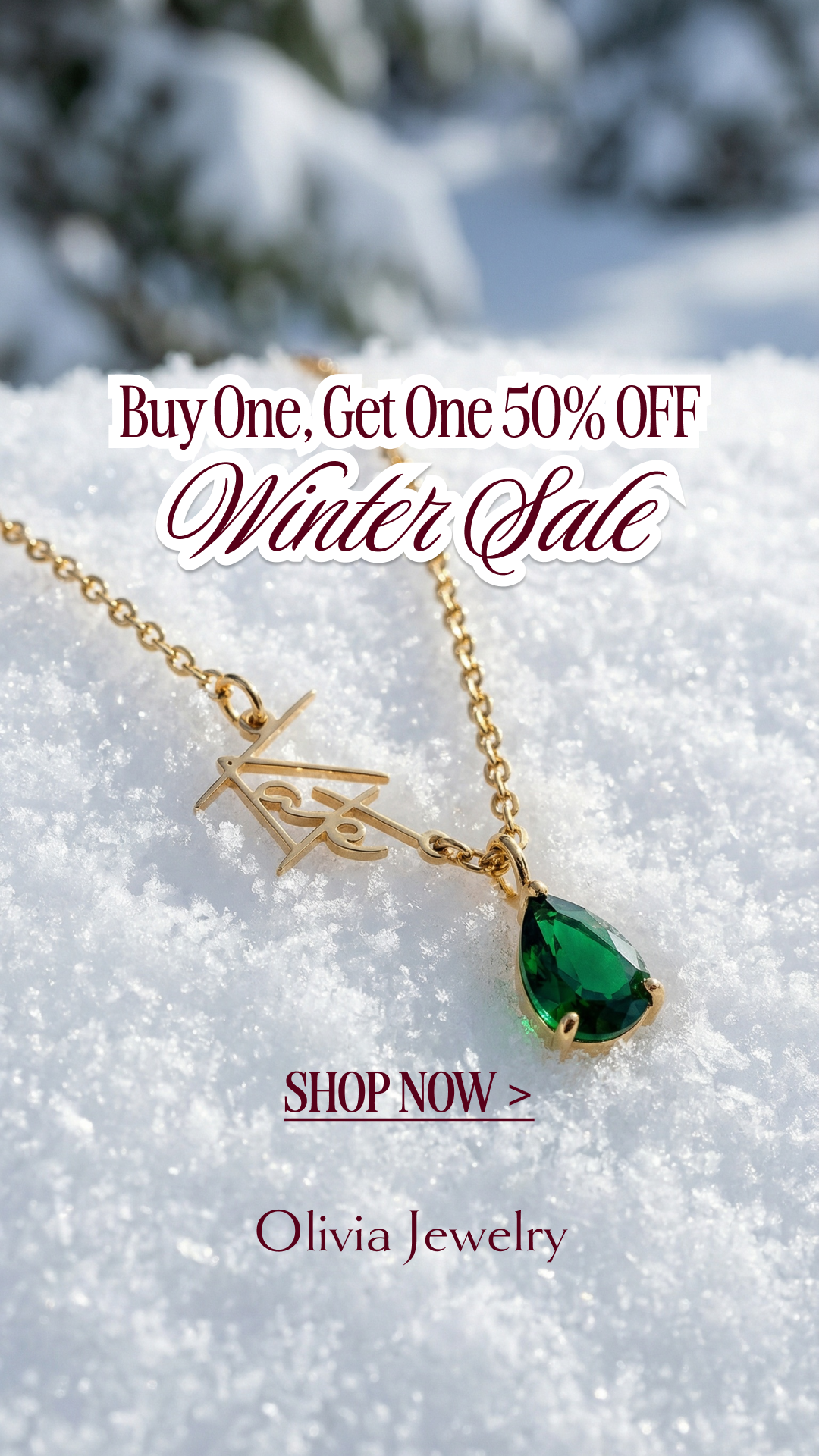 Olivia Jewelry Facebook ad