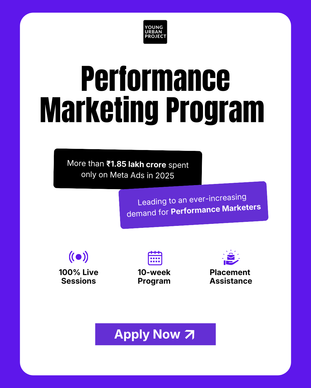 Young Urban Project Facebook ad