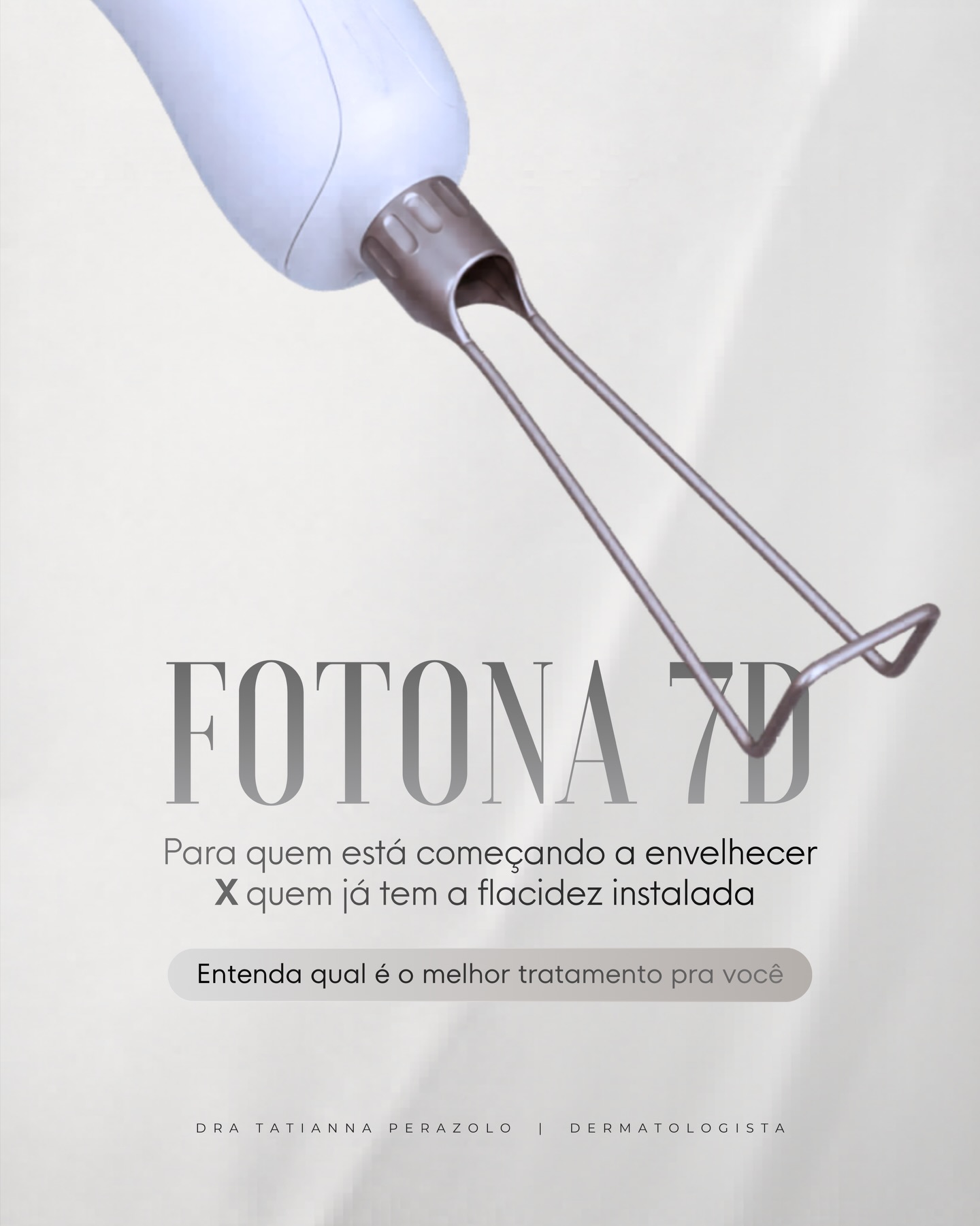 Tati Perazolo Facebook ad: O Fotona 7D não é só para quem…