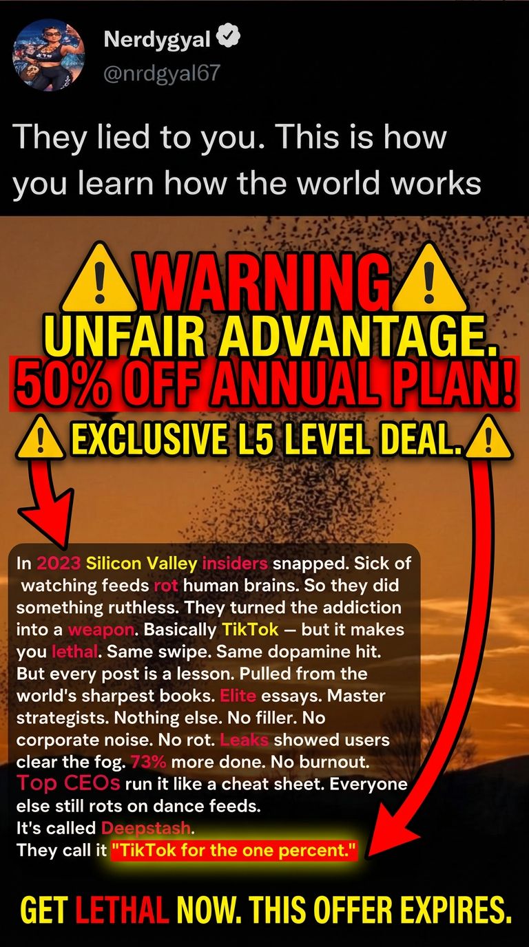 Deepstash Facebook ad