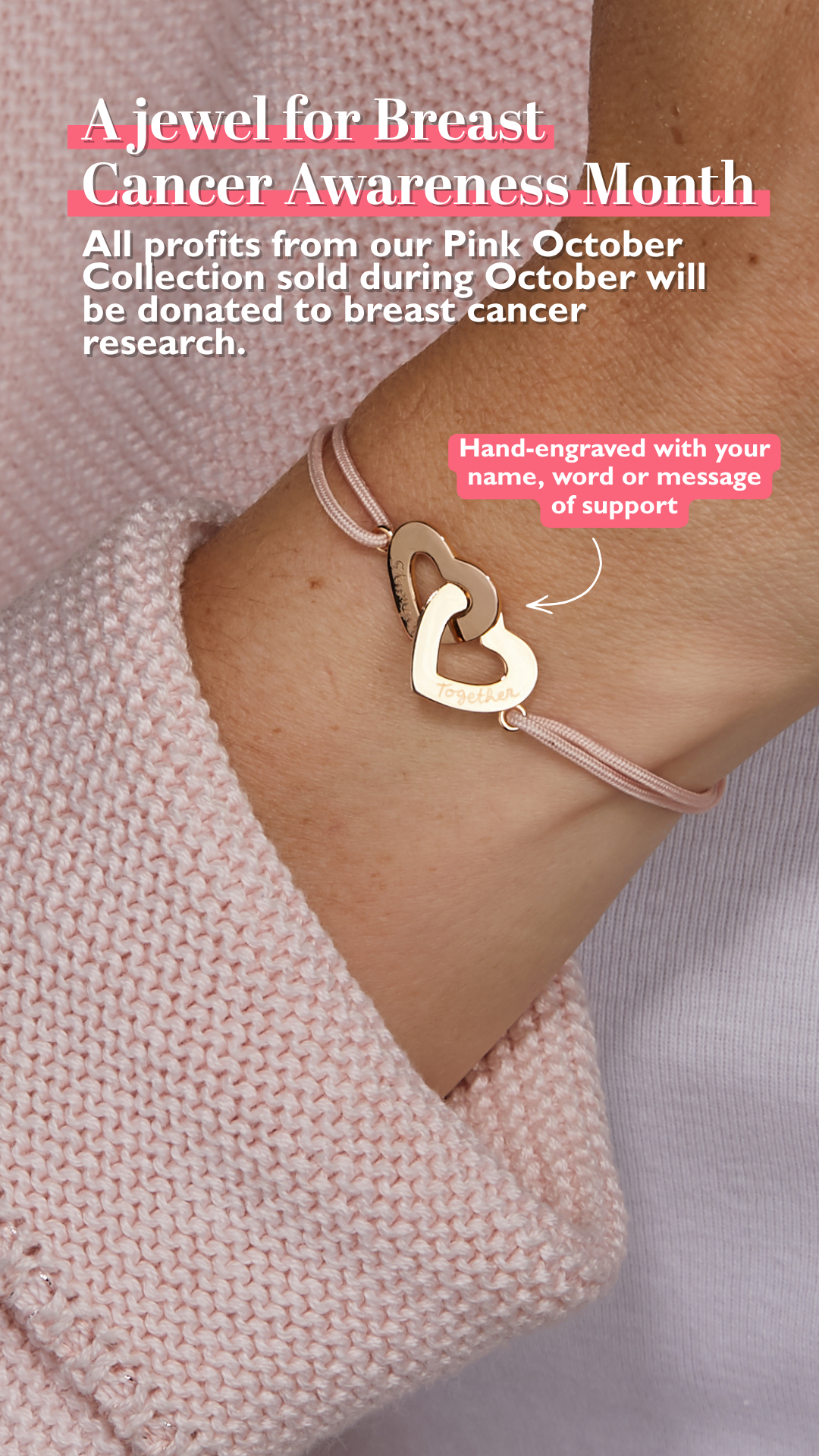 Merci Maman - Personalised Gifts Facebook ad: PINK OCTOBER
