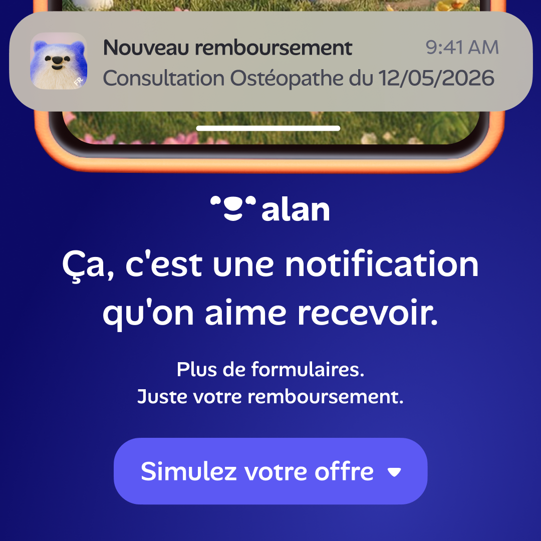 Alan Facebook ad: Découvrez tous les avantages Alan