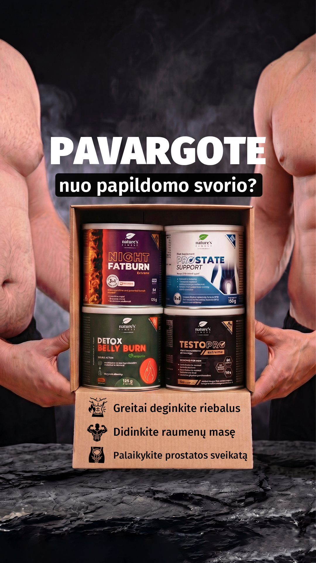 Nature's Finest Lithuania Facebook ad