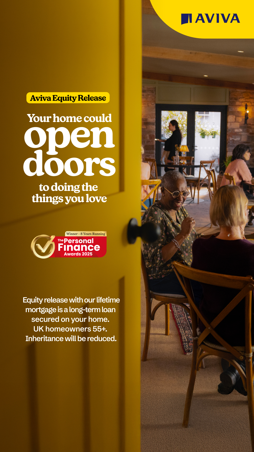 Aviva Facebook ad