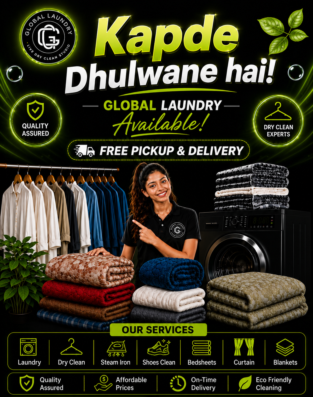 Global laundry  Facebook ad