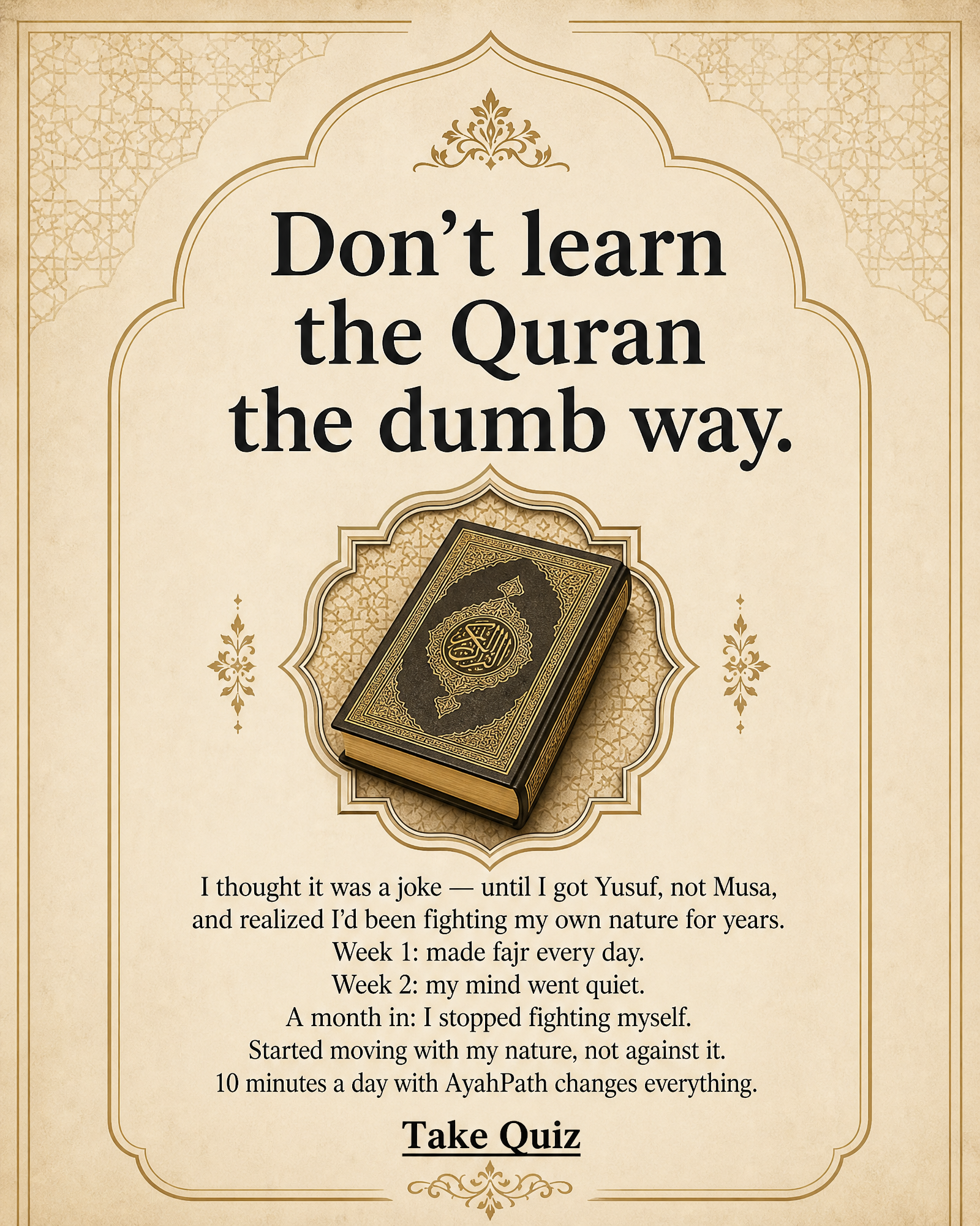 Imam Advice Daily Facebook ad