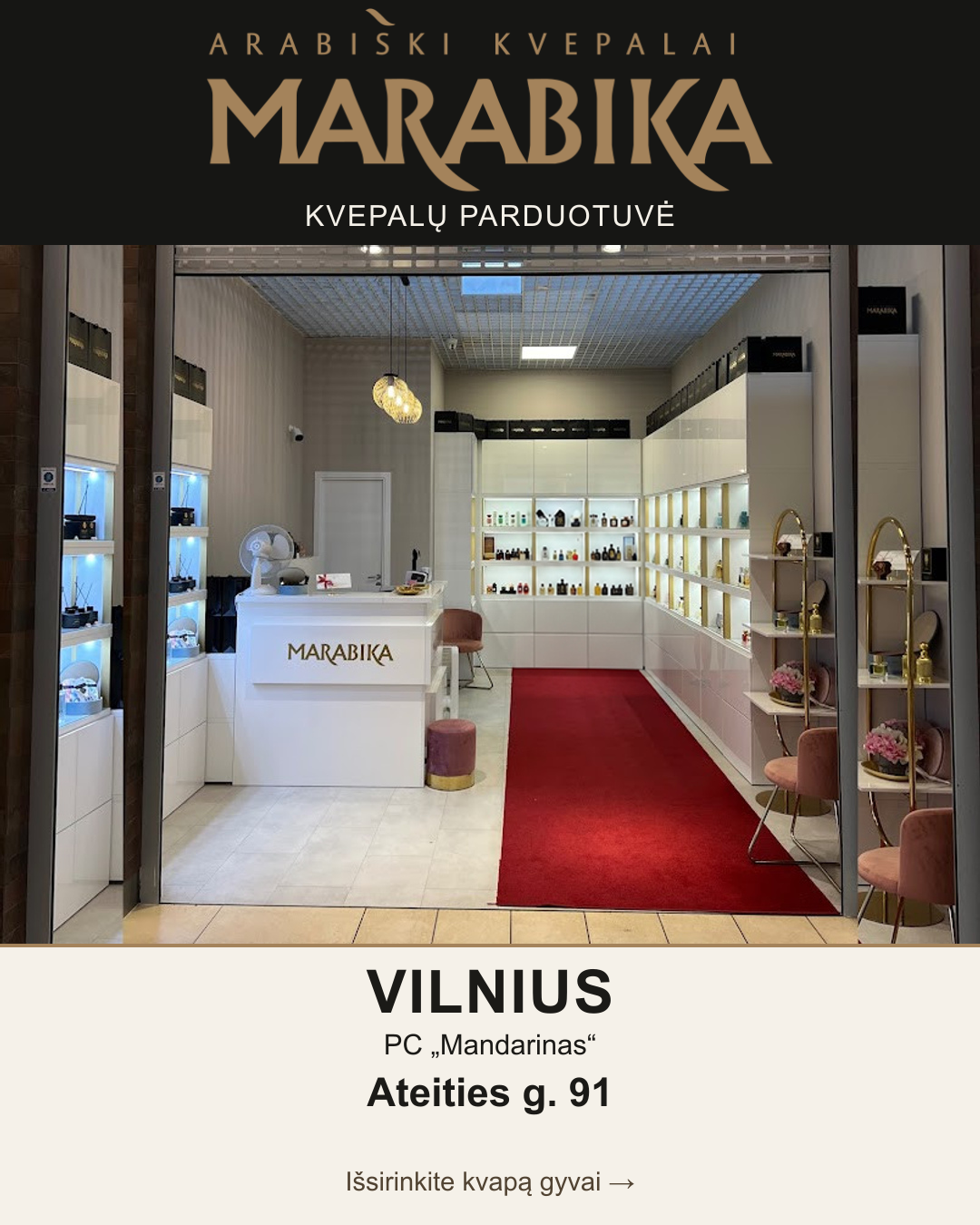 Marabika Lietuva Facebook ad: MARABIKA · PC Mandarinas