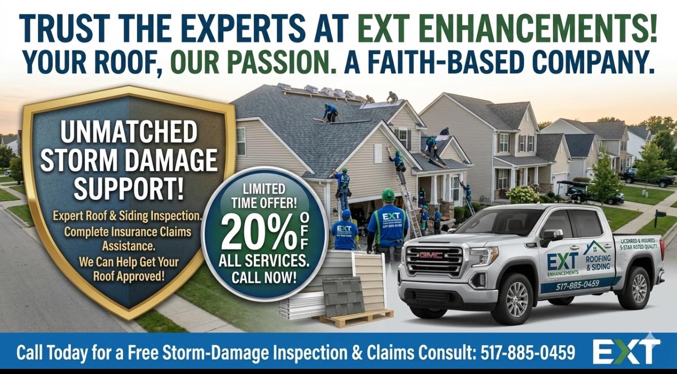 Ext Enhancements Roofing & Siding LLC Facebook ad