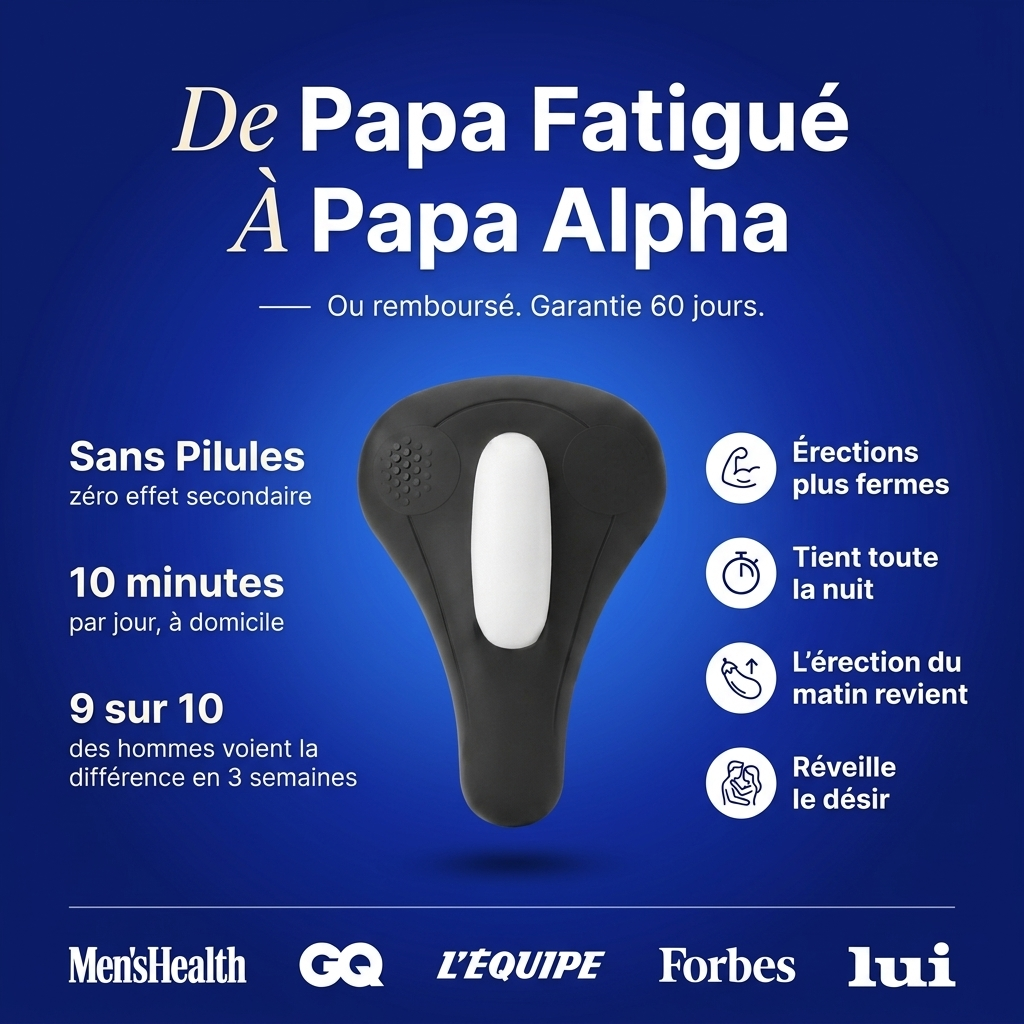 PlancherPelvien Facebook ad: De papa fatigué à papa au top, 10 min/jour