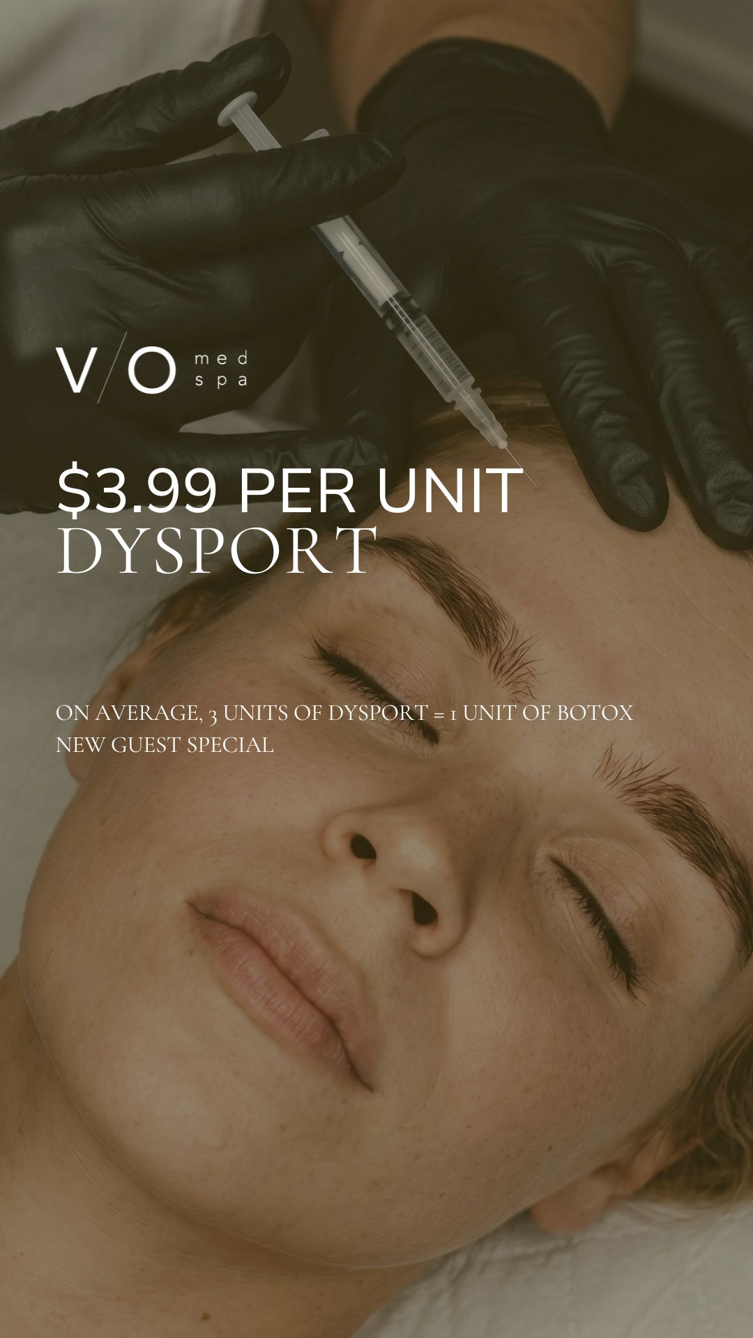 VIO Med Spa Huntersville Facebook ad: Refined for $3.99/Unit
