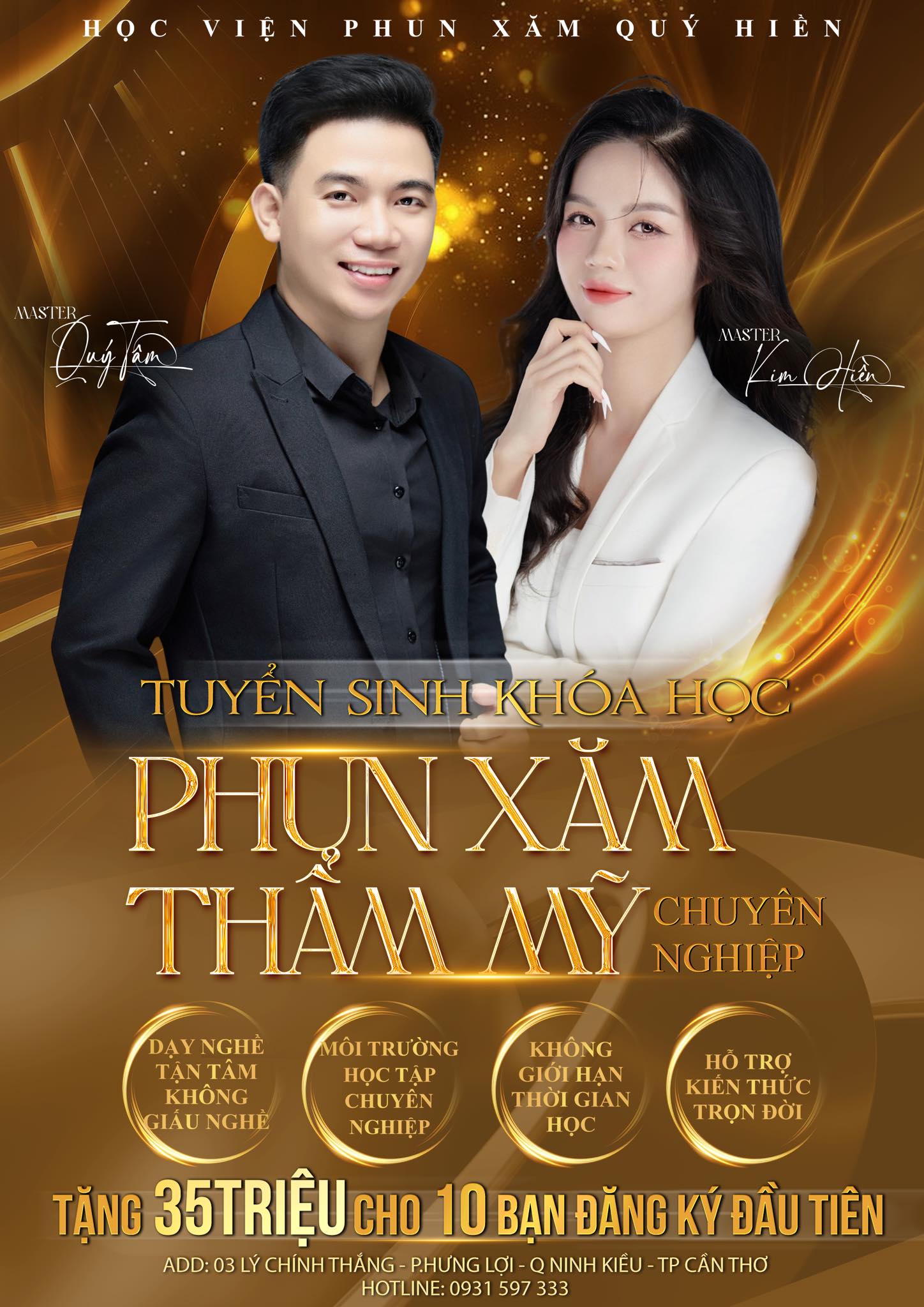 𝐐𝐮𝐲́ 𝐇𝐢𝐞̂̀𝐧 𝐁𝐞𝐚𝐮𝐭𝐲 & 𝐀𝐜𝐚𝐝𝐞𝐦𝐲 Facebook ad: TUYỂN SINH KHOÁ HỌC PHUN XĂM THẨM MỸ