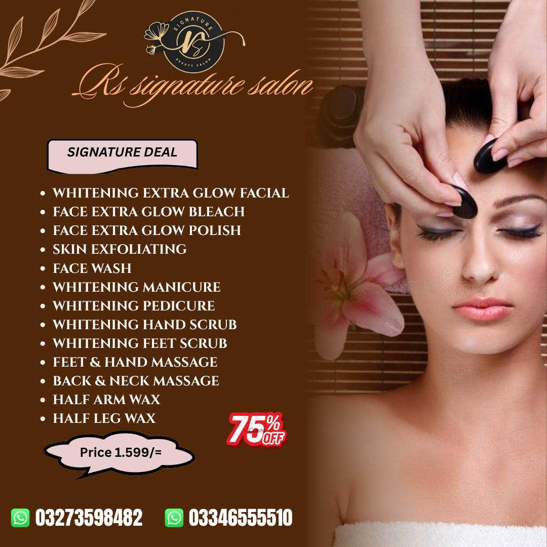 RS signature salon Facebook ad