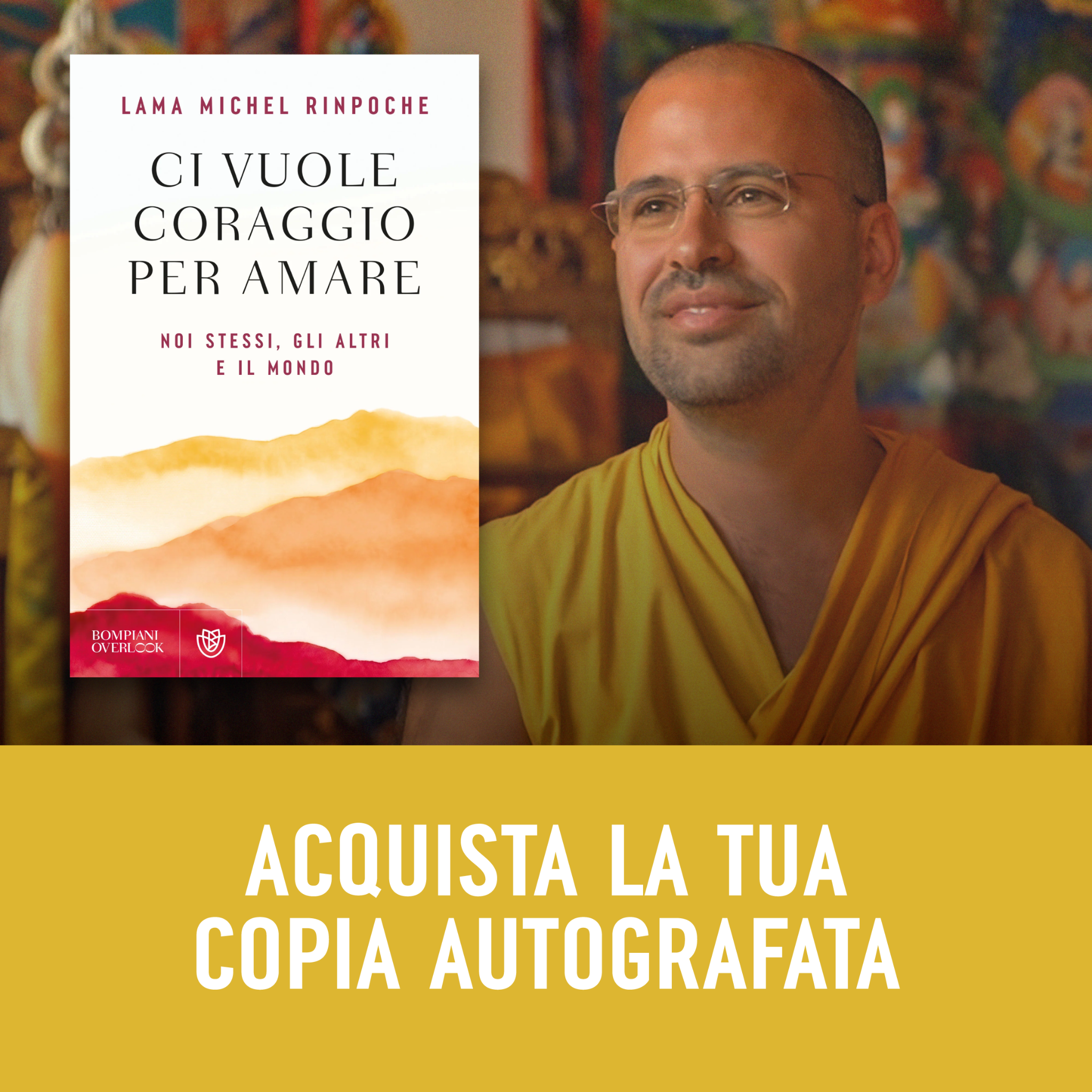 Bompiani Facebook ad: Ci vuole coraggio per amare