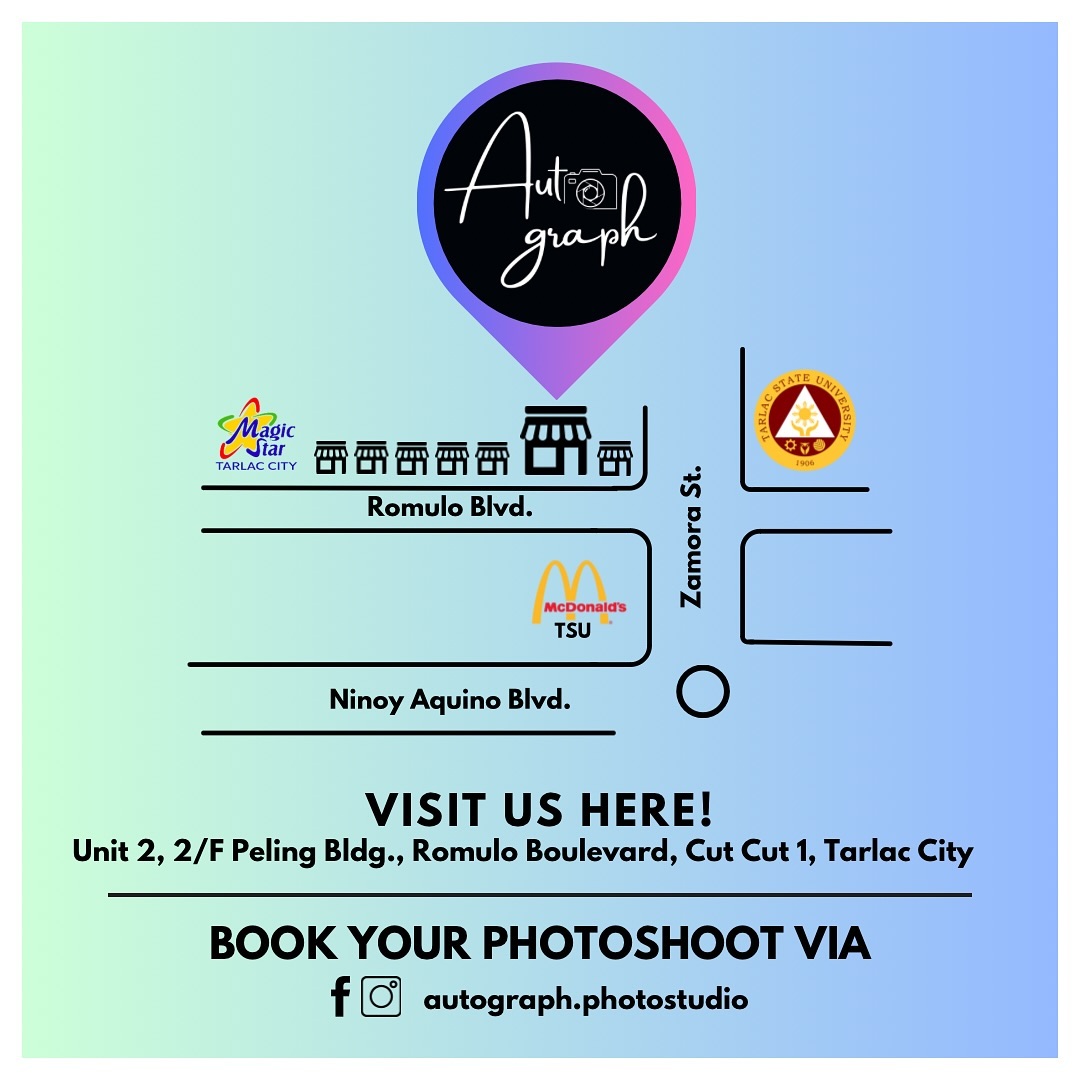 AutoGraph - Self Shoot Photo Studio Facebook ad: The best self-shoot photo studio in Tarlac City!