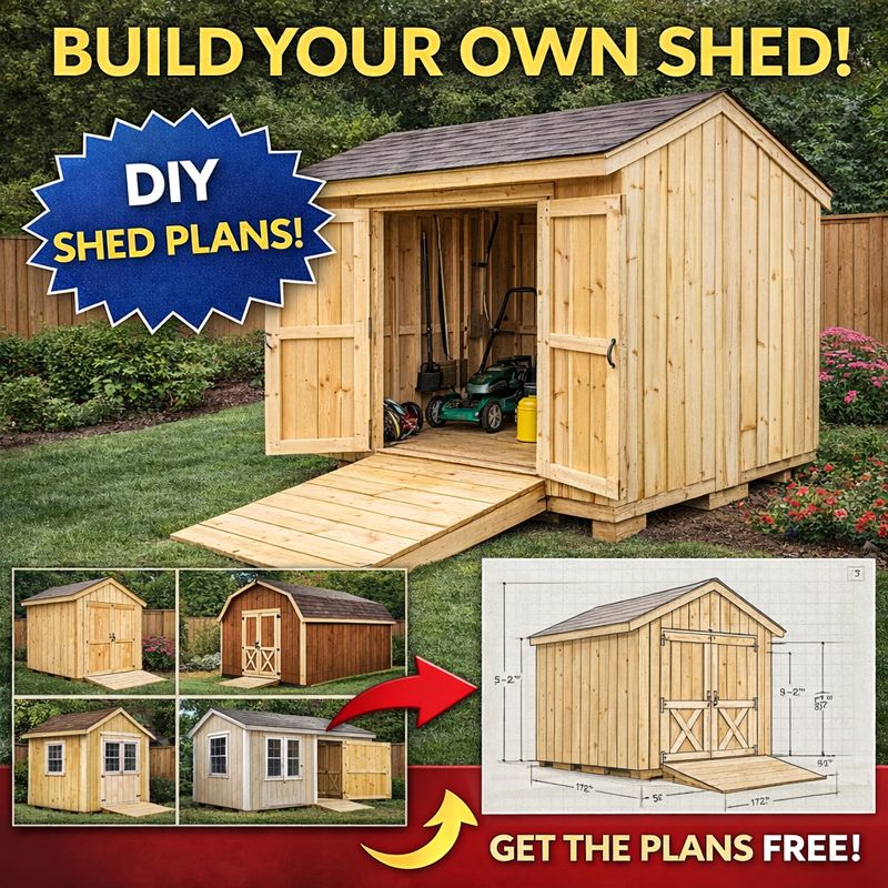 Roy The Woodworker Facebook ad: 5 FREE Shed Plans Just For Watching This Video!