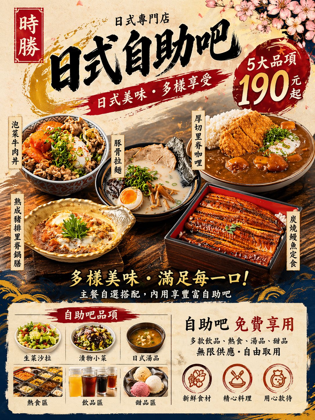時勝日式專門 Facebook ad: 有些店,不只是吃飯的地方。