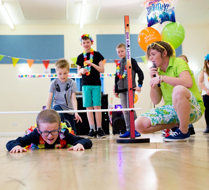 DNA Kids Facebook ad: Let's make your child's party unforgettable!