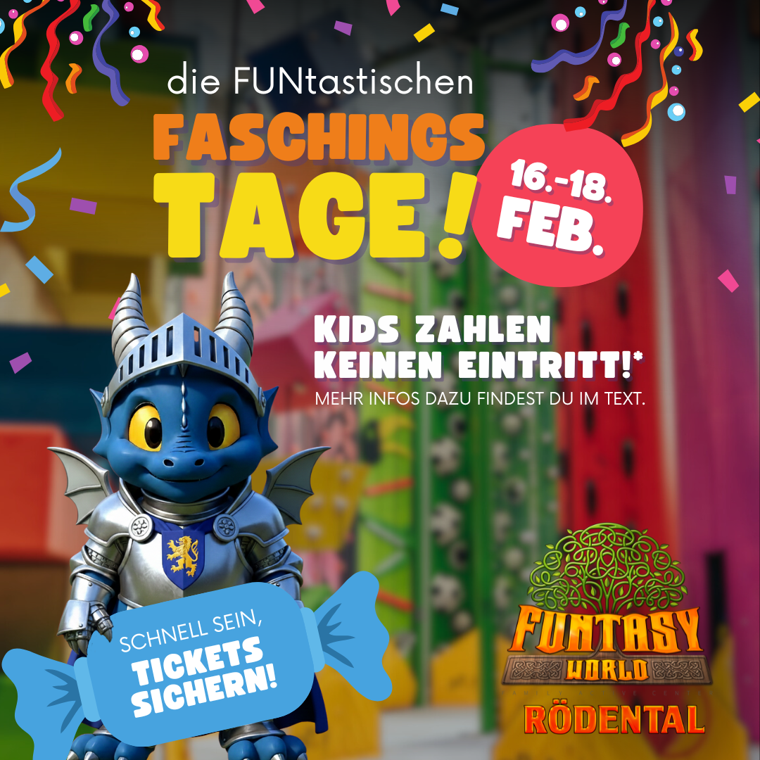 Funtasy World Rödental Facebook ad: Jetzt Tickets sichern!