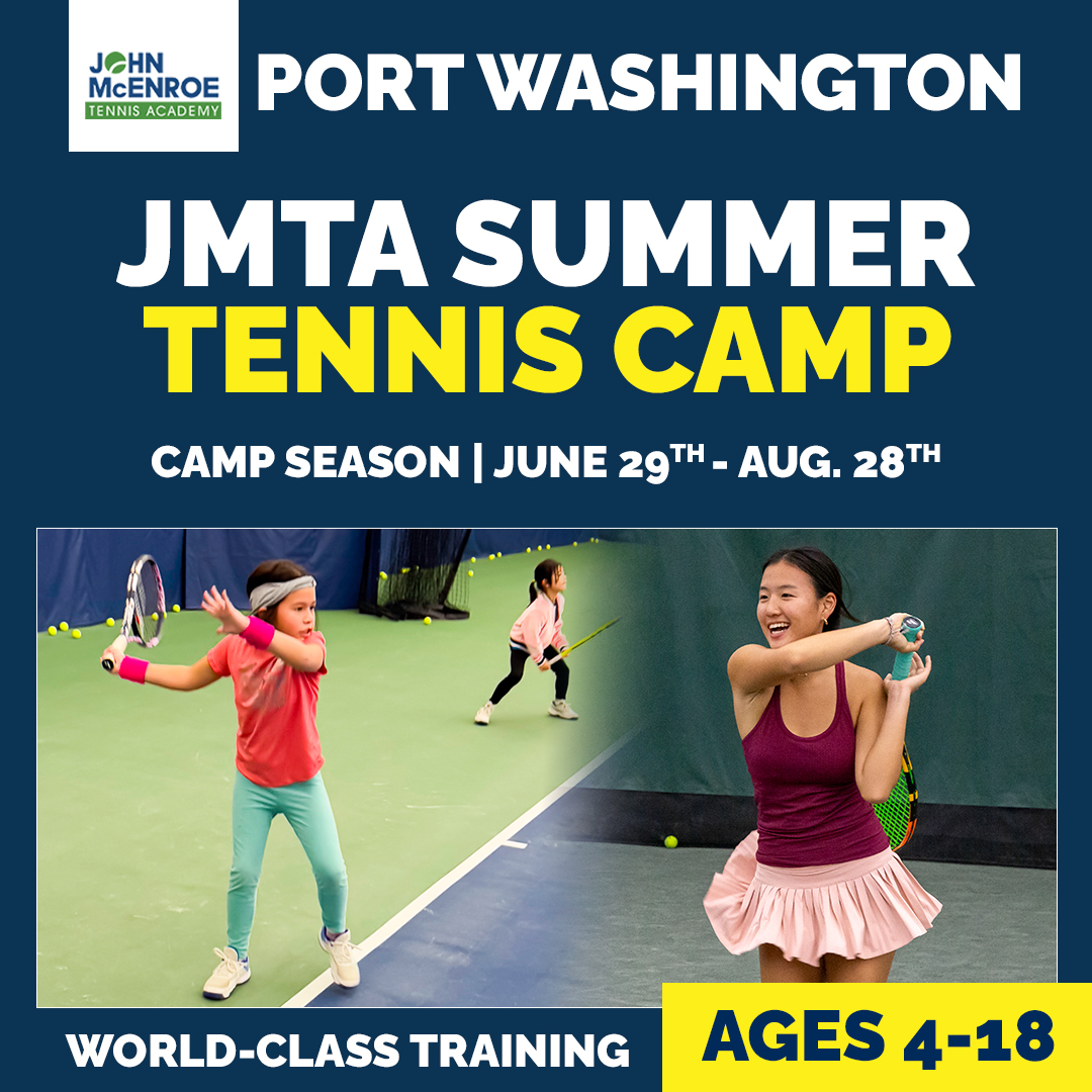 Sportime Port Washington Facebook ad: The Premier Tennis Summer Camp