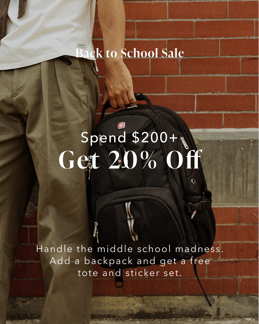 SWISSGEAR Facebook ad