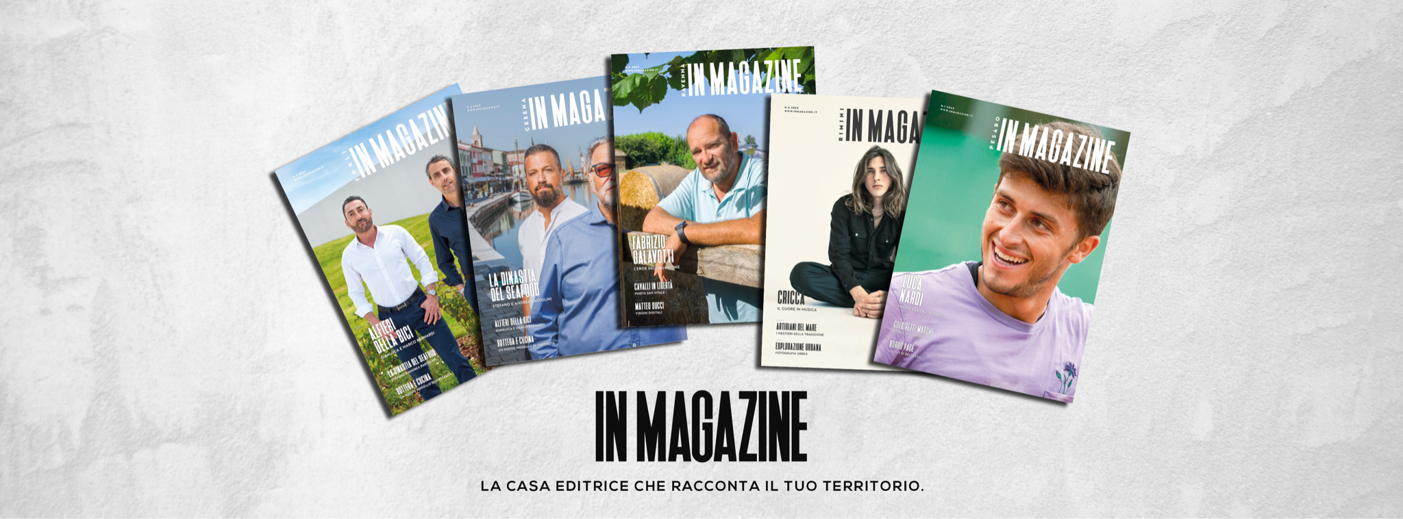 Romagna IN Magazine Facebook ad: Personaggi, imprenditori, piccoli artigiani, chef…