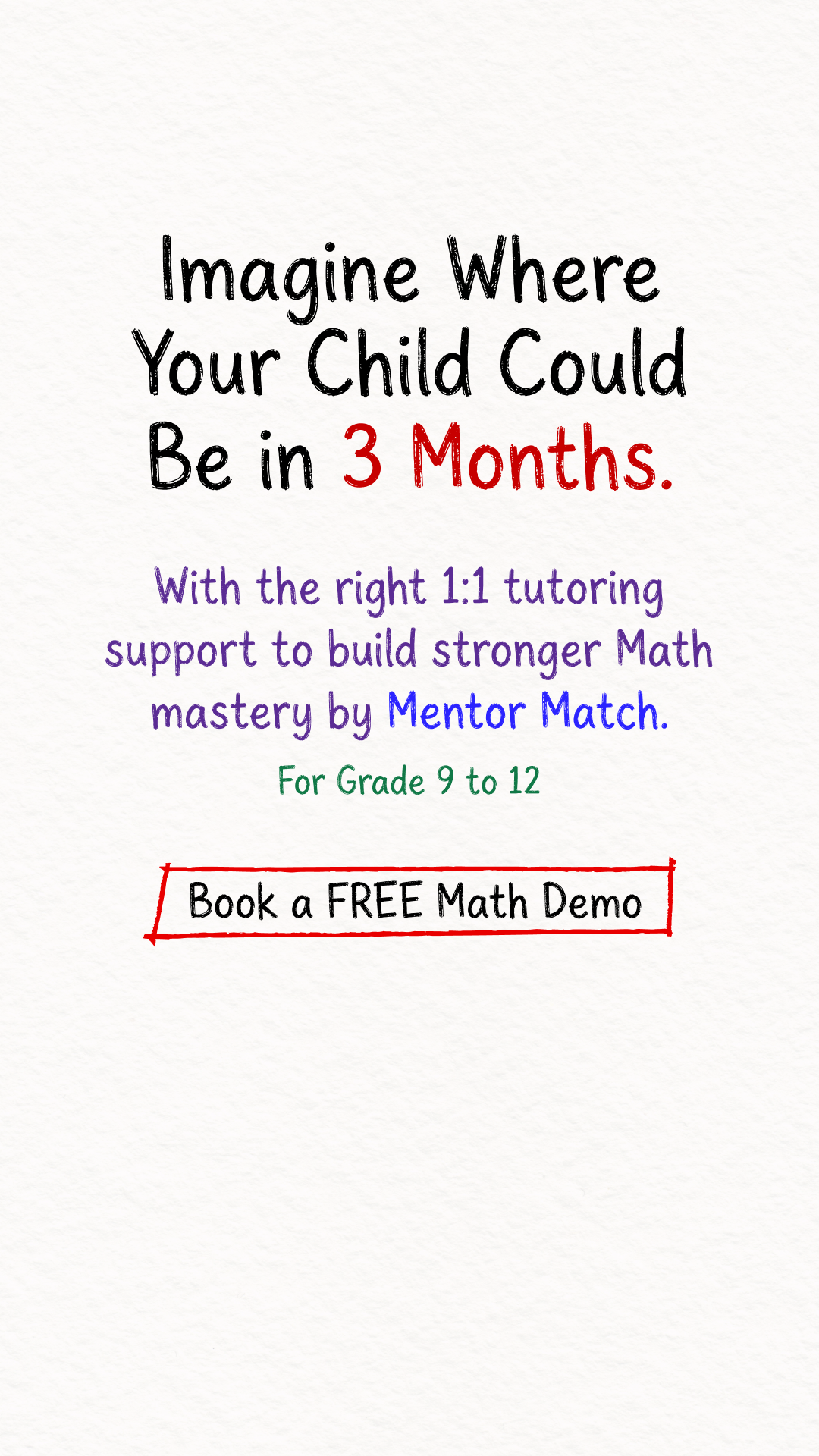 Mentor Match Facebook ad