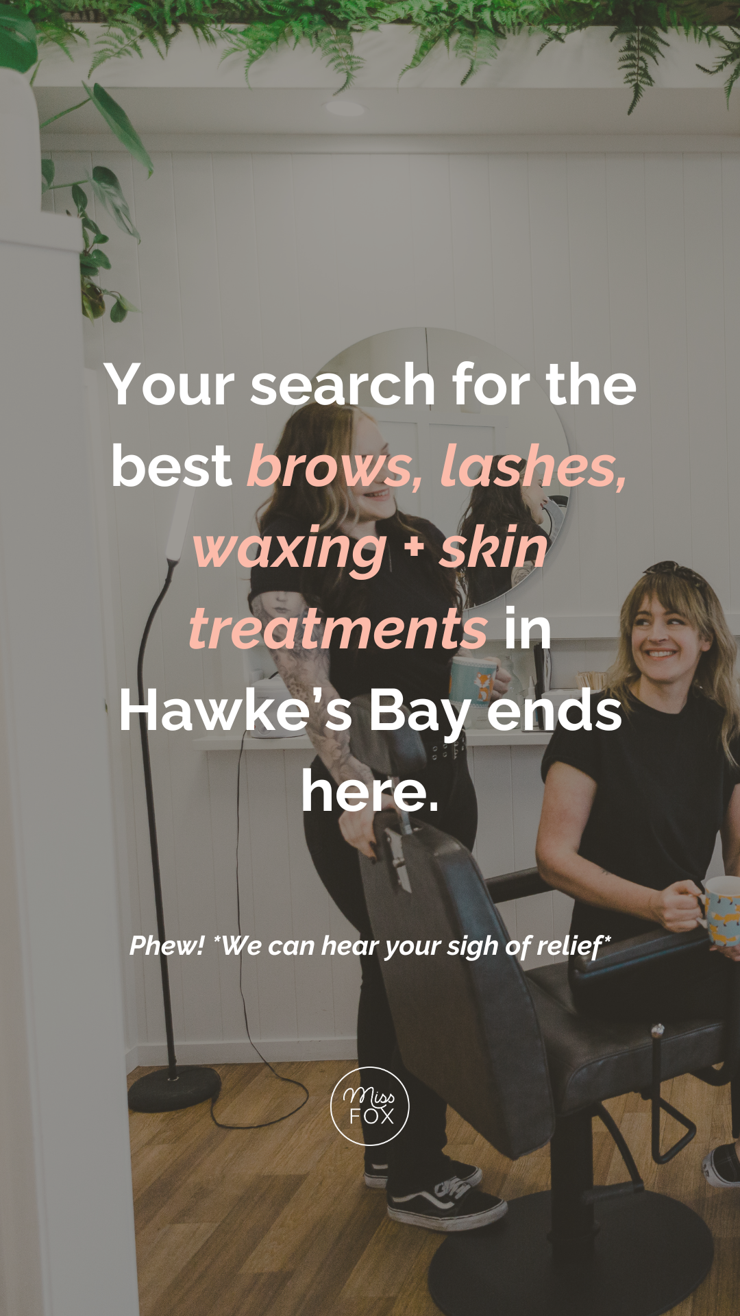Miss Fox Aesthetics Facebook ad from Jan 27, 2025