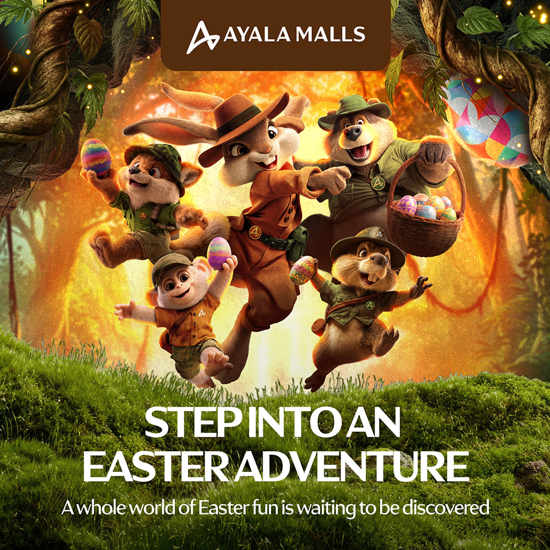 Ayala Malls Facebook ad: Hop into a more curious kind of fun…