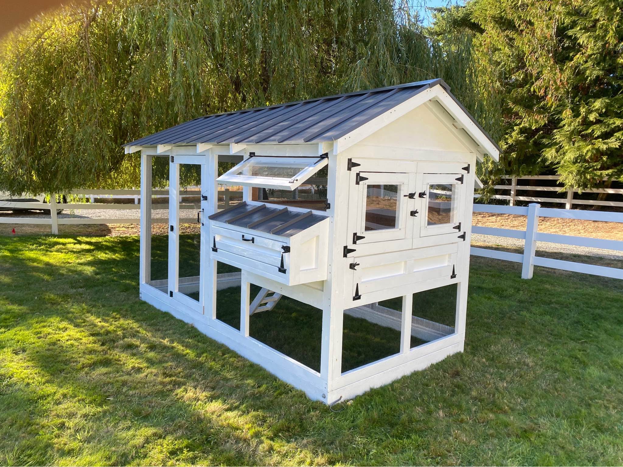 Tim Welsh Facebook ad: Hand Crafted Walk-In Chicken Coop