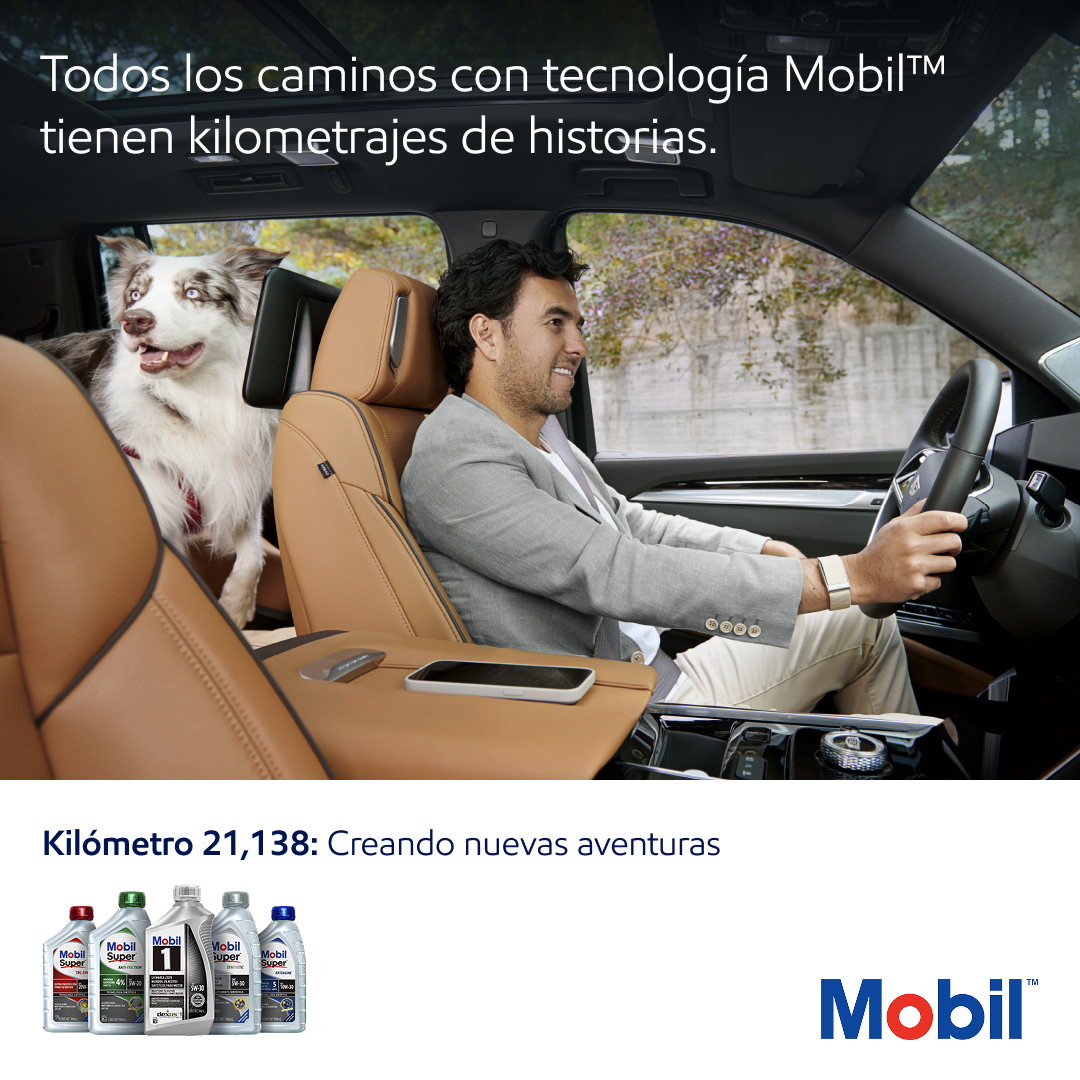 Mobil México Facebook ad: Disfruta tus trayectos