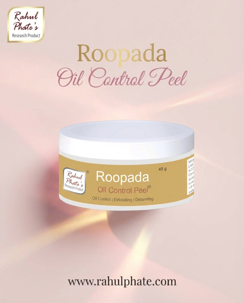 Rahul Phate's Research Product Facebook ad: Roopada Oil Control Peel