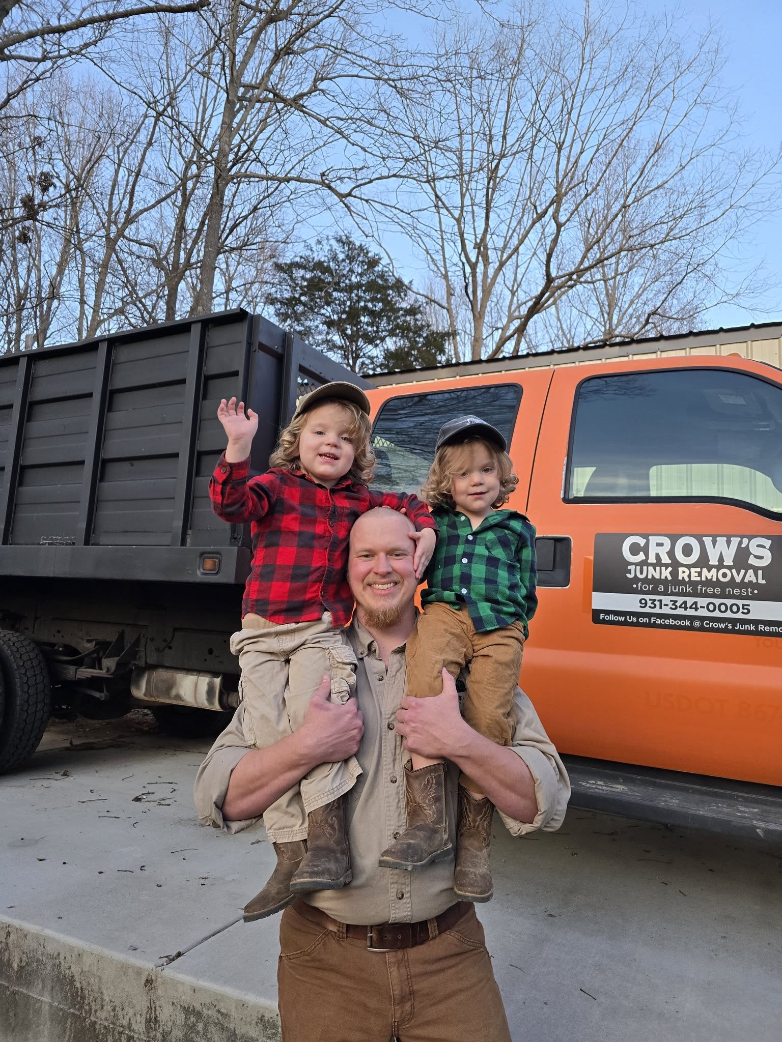 Crow's Junk Removal Facebook ad: Get rid of your unwanted junk TODAY!