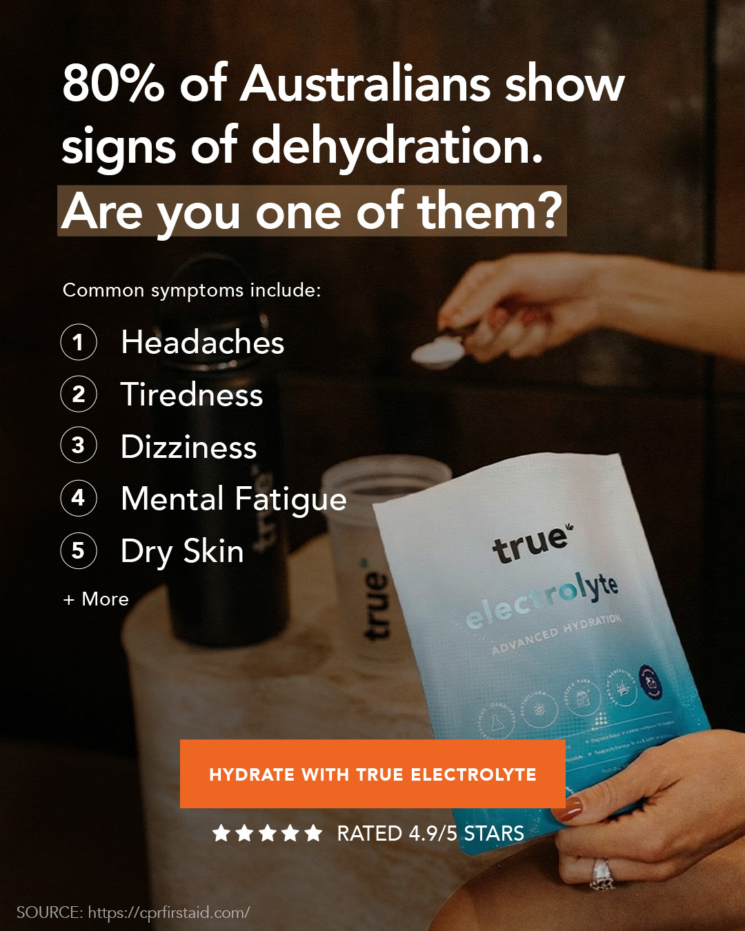 True Protein Facebook ad