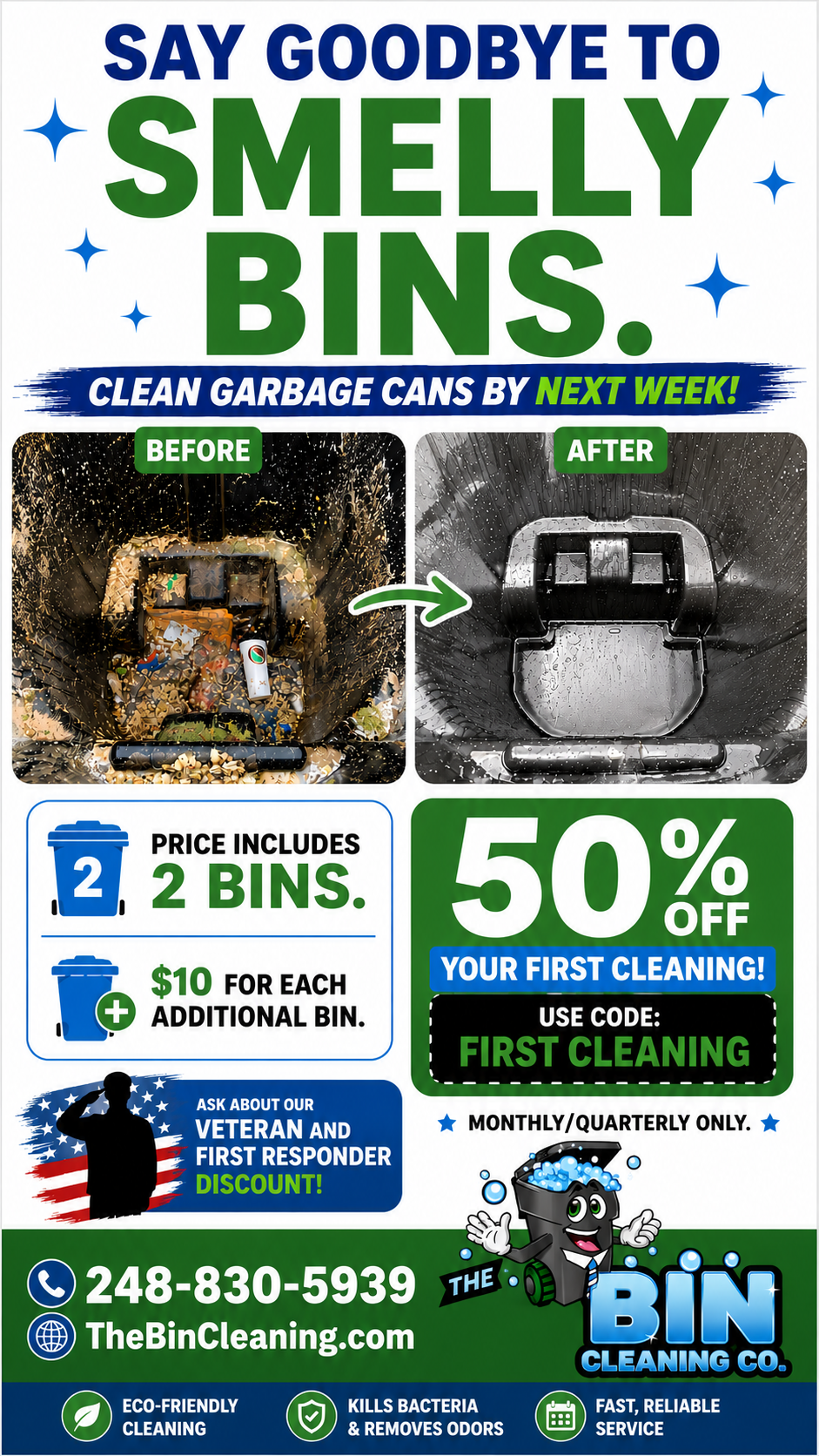 The Bin Cleaning Co. Facebook ad